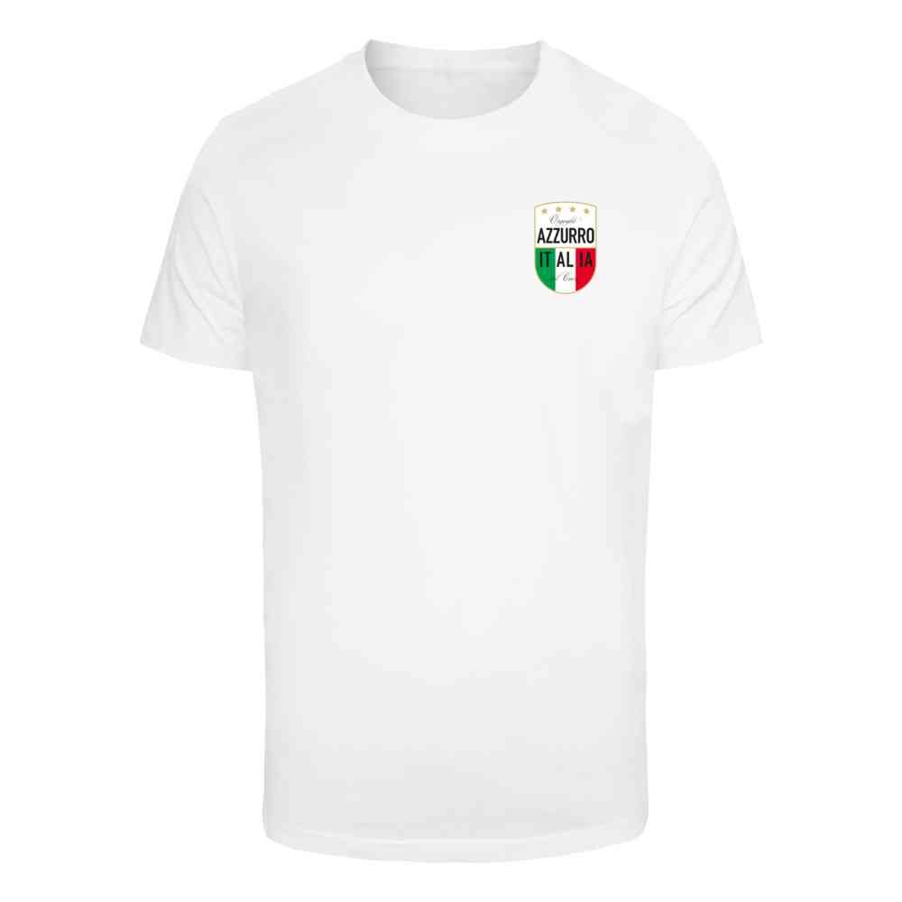 Mister Tee - Azurro Italia Crest Tshirt Homme - Blanc